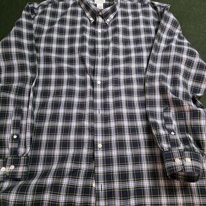 LL Bean Men's Plaid Button-Down Shirt